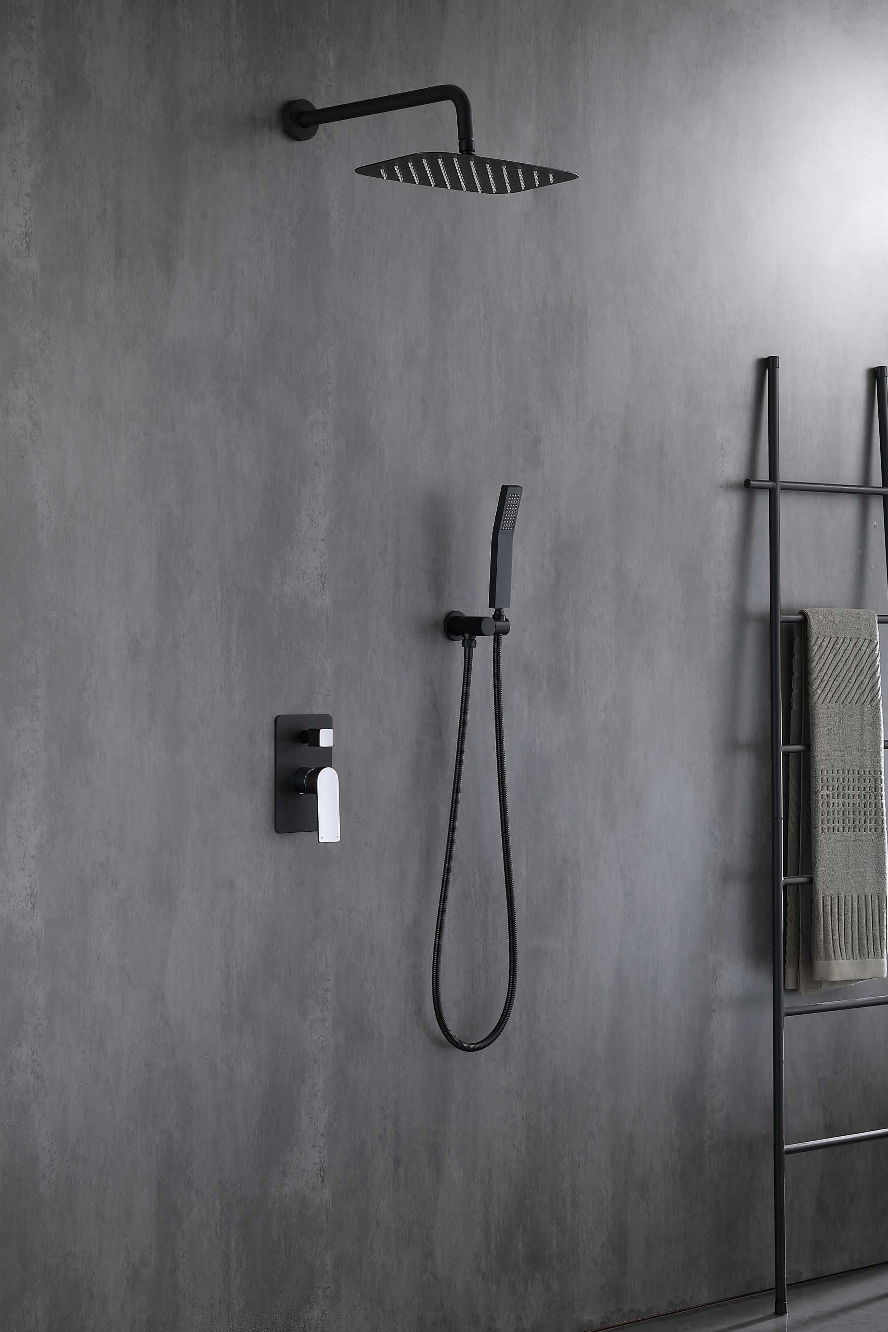 Concealed Shower Mixer with Rain Shower