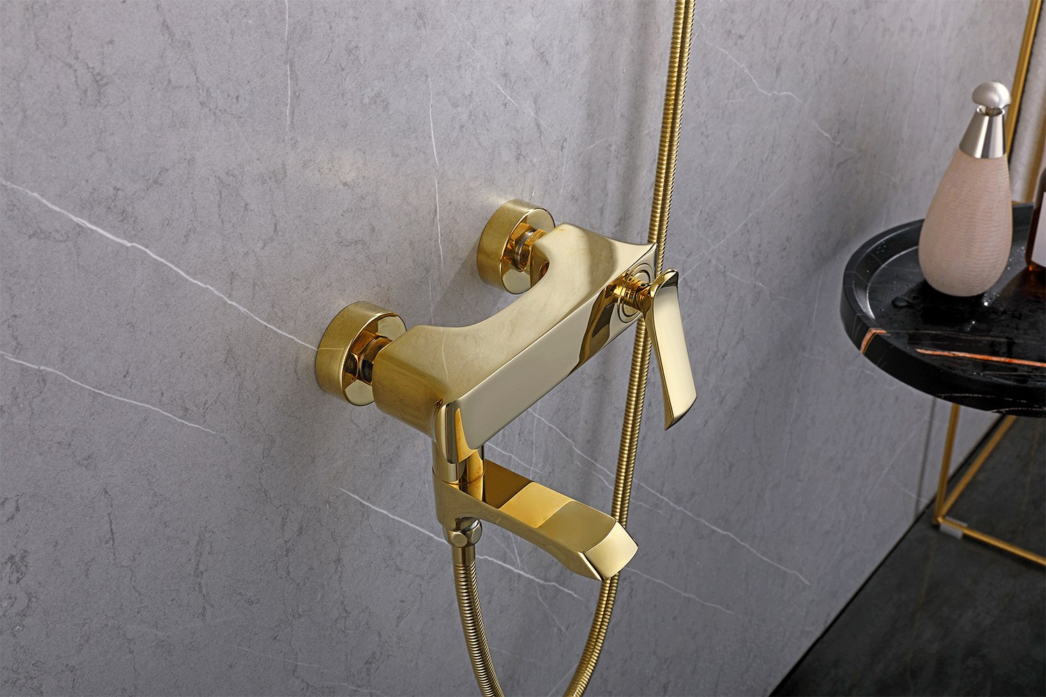 Solid Brass Exposed Shower Mixer
