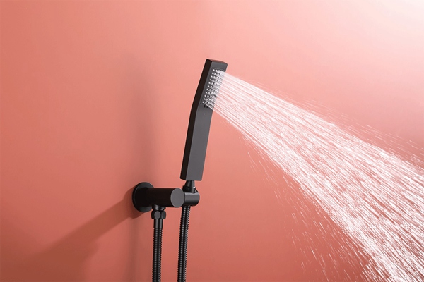 Black Hidden Shower Faucet