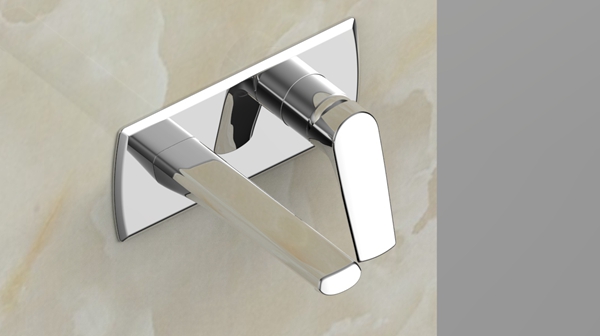 Solid Brass Wall Mounted Sink Taps