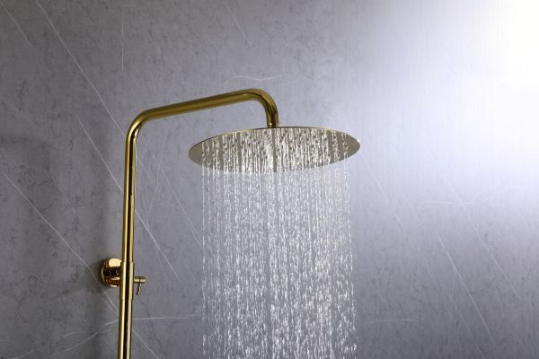 Gold Shower Head Set